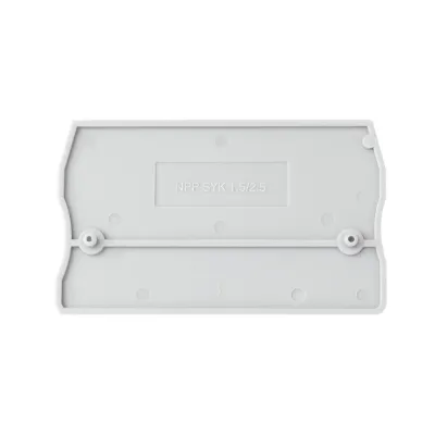Крышка концевая для клемм SYK 1.5, SYK 2.5, серая (1 уп-100шт) NPP SYK 1.5/2.5-V0 KLR