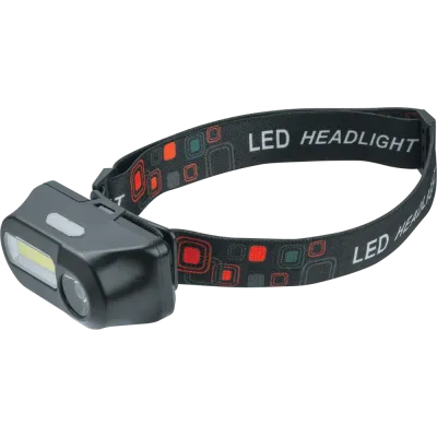 Фонарь светодиодный NPT-H32-ACCU налобный 1COB LED 5Вт+1CREE LED 3Вт li-ion 1,2Ач
