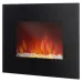 Электрокамин настенный 1.8 кВт плоская панель цвет черный