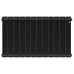 Радиатор биметаллический Royal Thermo Infinity 500 Noir Sable - 12 секц.