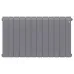 Радиатор биметаллический Royal Thermo Infinity 500 Silver Satin - 12 секц.