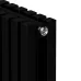 Дизайн-радиатор Royal Thermo Shift Q30 C2180 - 12 секц., черный матовый