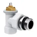 "Набор термостатический угловой Royal Thermo Design 1/2""М30х1,5 (Белый)"