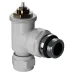 Набор термостатический угловой Royal Thermo Design Pro 15мм М30х1,5 (Белый)
