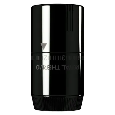 Термоголовка жидкостная Royal Thermo Design М30х1,5 (хром черный)