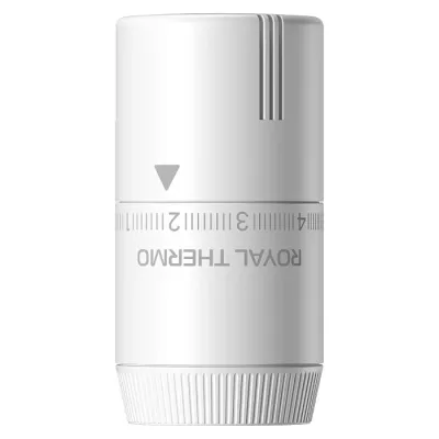 Термоголовка жидкостная Royal Thermo Design М30х1,5 (белый soft touch)