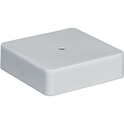 Коробка NSS-DB-100-100-25-4-WH распаячная открытого монтажа для кабель-канала 100х100х25