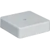 Коробка NSS-DB-100-100-25-4-WH распаячная открытого монтажа для кабель-канала 100х100х25