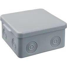 Коробка NSS-DB-100-100-50-GR распаячная открытого монтажа без мембран 100х100х50