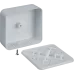 Коробка NSS-DB-75-75-25-4-WH распаячная открытого монтажа для кабель-канала 75х75х25