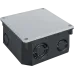 Коробка NSS-DB-SW-100-100-50-BL распаячная скрытого монтажа с крышкой черная 100х100х50 Коробка NSS-DB-SW-100-100-50-BL распаячная скрытого монтажа с крышкой черная 100х100х50