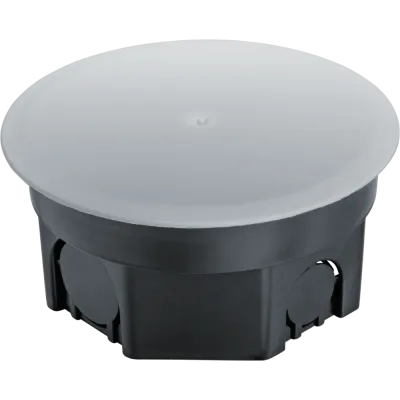 Коробка NSS-DB-SW-100-50-BL распаячная скрытого монтажа с завинчивающейся крышкой черная d100х50