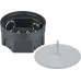 Коробка NSS-DB-SW-100-50-BL распаячная скрытого монтажа с завинчивающейся крышкой черная d100х50