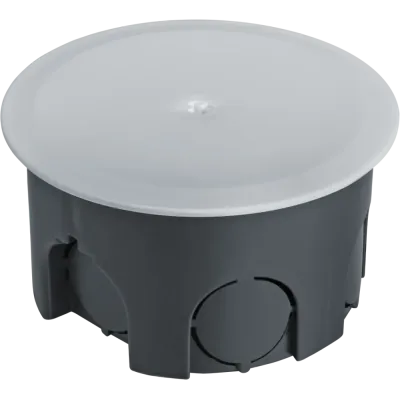Коробка NSS-DB-SW-70-40-BL распаячная скрытого монтажа с завинчивающейся крышкой черная d70х40