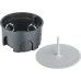 Коробка NSS-DB-SW-70-40-BL распаячная скрытого монтажа с завинчивающейся крышкой черная d70х40