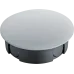 Коробка NSS-DB-SW-93-30-BL распаячная скрытого монтажа для твердых стен с крышкой черная d93х30