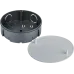 Коробка NSS-DB-SW-93-30-BL распаячная скрытого монтажа для твердых стен с крышкой черная d93х30