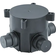 Коробка NSS-IB-SW-70-72-4-BL установочная для монолитного строительства черная d70х72