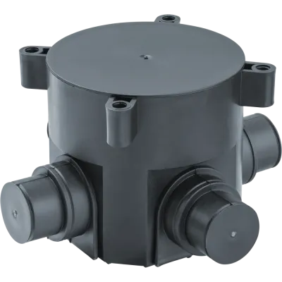 Коробка NSS-IB-SW-70-72-4-BL установочная для монолитного строительства черная d70х72
