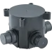 Коробка NSS-IB-SW-70-72-4-BL установочная для монолитного строительства черная d70х72