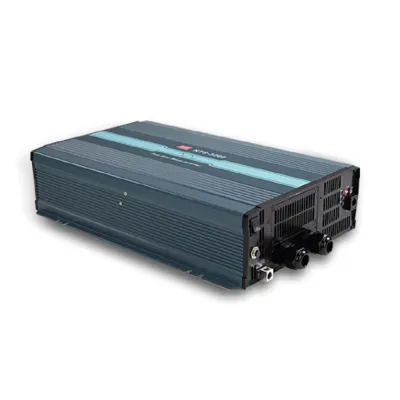 Инвертор DC-AC 2200Вт, Рмакс=2530Вт(3 мин.), Uвх=24(20…33)В DC, Uвых=230В АС (ещё 200, 220, 240), f=50(60) Гц, КНИ<3%, изоляция 3000В AC, в кожухе 470x270x98мм, вес 8.6кг, -25…+70°С, роз