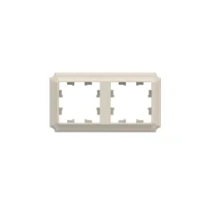 ATLASDESIGN ANTIQUE 2-постовая рамка, универсальная, БЕЖЕВЫЙ
