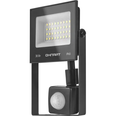 Светильник ОНЛАЙТ 90 686 OFL-02-30-6.5K-BL-IP65-LED