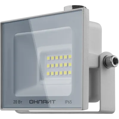 Прожектор светодиодный ДО-20w OFL-20-6K-WH-IP65-LED