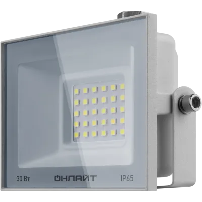 Прожектор светодиодный ДО-30w OFL-30-6K-WH-IP65-LED