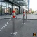 Столбик парковочный Эконом - 57 ПАУ (анкерный, с ушками)