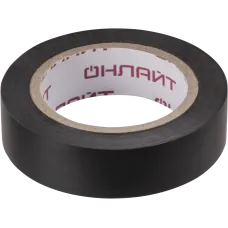 Изолента ОНЛАЙТ 71 674 OIT-B15-10/BL черная