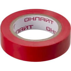 Изолента ОНЛАЙТ 61 878 OIT-B15-10/R ПВХ красная (Китай)