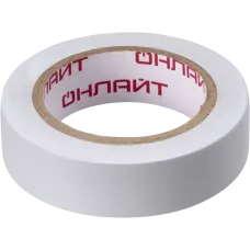 Изолента Онлайт 71 673 OIT-B15-10/WH белая