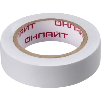 Изолента Онлайт 71 673 OIT-B15-10/WH белая