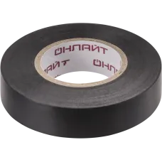 Изолента ОНЛАЙТ 71 677 OIT-B15-20/BL черная