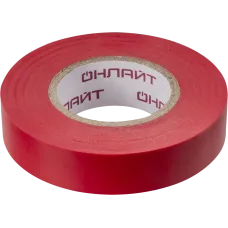 Изолента ОНЛАЙТ 71 678 OIT-B15-20/R красная