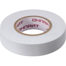 Изолента ОНЛАЙТ 71 676 OIT-B15-20/WH белая