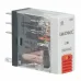 Реле миниатюрное промышленное, 2CO, коммутируемый ток 8 А, AgSnO, напряжение 115V AC, опция – тест-кнопка+светодиод Реле миниатюрное промышленное, 2CO, коммутируемый ток 8 А, AgSnO, напряжение 115V AC, опция – тест-кнопка+светодиод