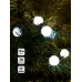 Электрогирлянда Шарики наружная 70LED 2.4см белая