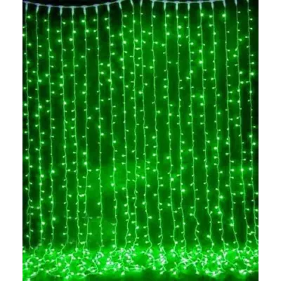 Гирлянда Занавес световой 925LED 2.5х3м уличный зеленый