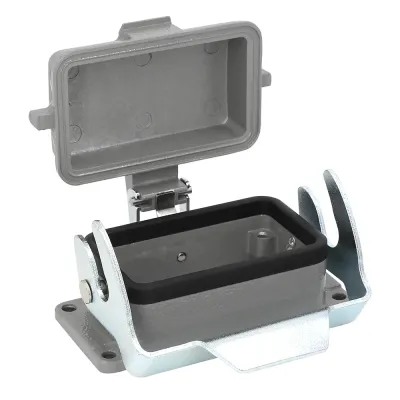 Корпус приборный проходной с крышкой OptiLink HDC-H10B-BK-1L-MCV