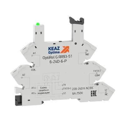 Розетка для реле OptiRel G RR93-51-48-60U-6-P