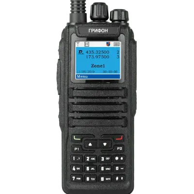 Радиостанция цифровая портативная G-256 DMR UHF   VHF 136- 174 400-470 5Вт 2000 мАч дисплей полная  клавиатура
