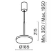 Светильник подвесной  Maytoni Plato P076PL-L12W3K-BS LED 12W Латунь