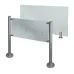 Стойка ограждения под стекло Т-образная 800мм