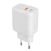 Зарядное устройство сетевое (адаптер к кабелю USB) белый 20 Вт 2 разъема USB-A Type-C ФАZА