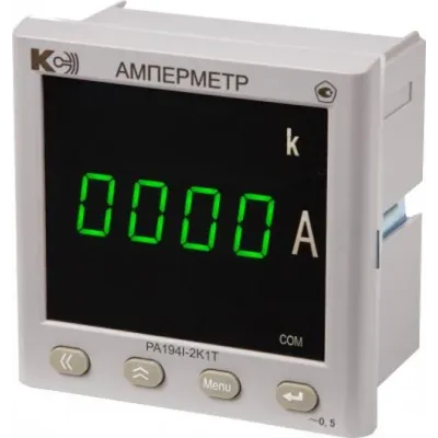 Амперметр PA194I-2K1T-00101-5А/5А-4-20мА-К-0,5