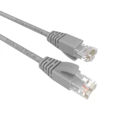 Патч-корд Patch-cord ParLan U/UTP Cat 5e ZH 4х2х0,60 Flex RJ45-RJ45 GY 0,15m длина 0,15 метра серый, шнур коммутационный
