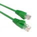 Патч-корд Patch-cord ParLan U/UTP Cat 5e PVC 4х2х0,48 Flex RJ45-RJ45 GN 2m длина 2 метра зеленый, шнур коммутационный