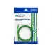 Патч-корд Patch-cord ParLan U/UTP Cat 5e PVC 4х2х0,48 Flex RJ45-RJ45 GN 2m длина 2 метра зеленый, шнур коммутационный